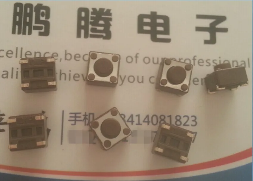 Original new 100% The import of round DIP touch switch 6*6*5mm 4 foot patch attached to the inside key tape high temperature fre |