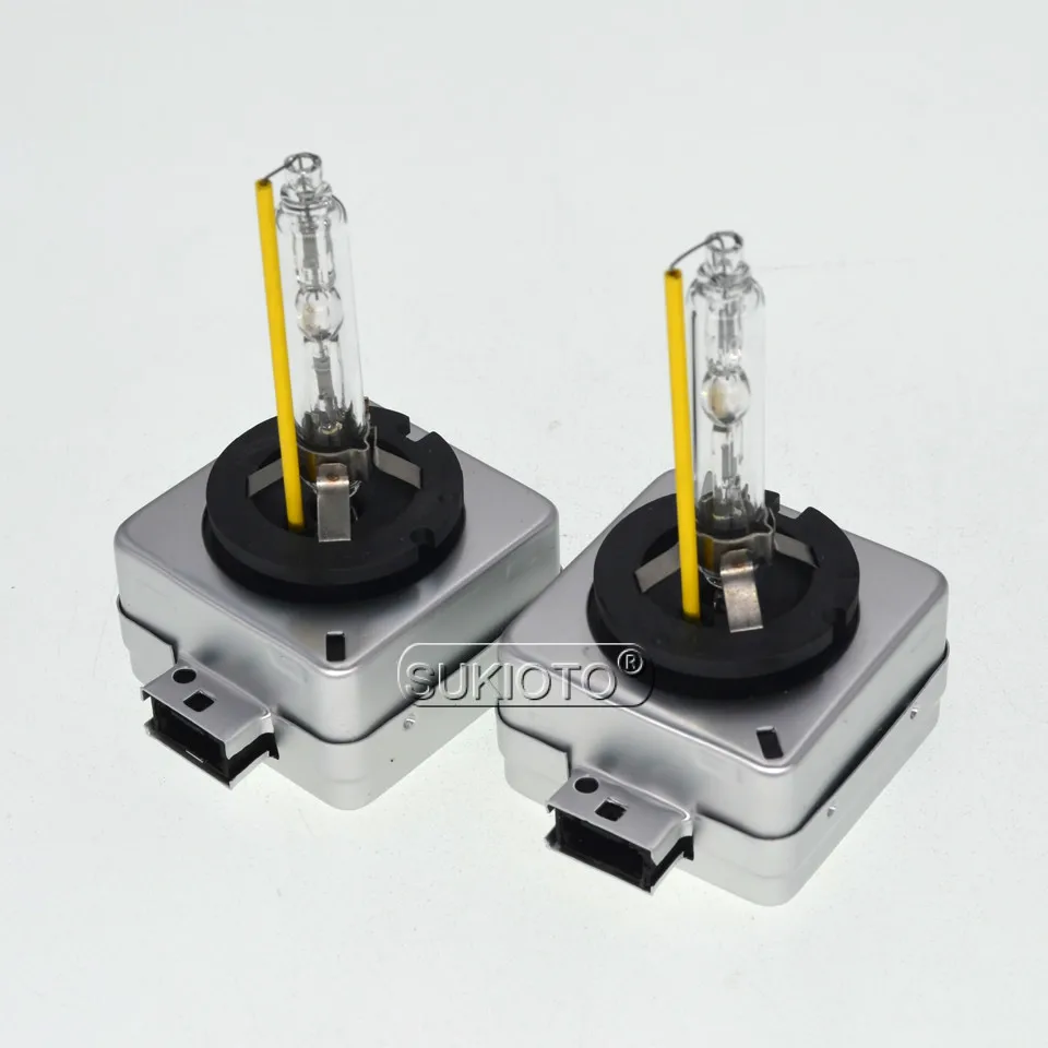 SUKIOTO 2PCS Xenon H1 D1S Heartray D2S H7 D2H H11 hid xenon Projector Lens bulb 4500K 5500K 6500K for BMW AUDI BENZ HONDA SEAT (9)