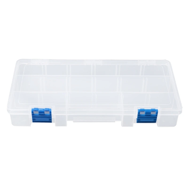 Портативный 15 компонентов коробка для хранения аппаратные средства инструмент запчасти чехол прозрачный пластик # Aug.26