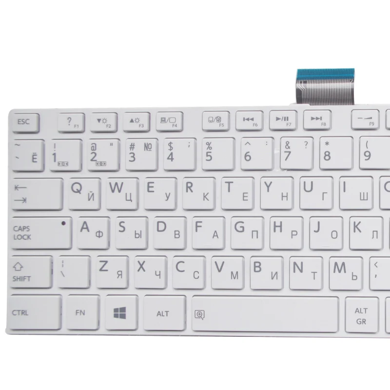  SSEA New Russian Keyboard white for Toshiba satellite C850 L850 C855 C870 C875 L875 L850D L855 L950