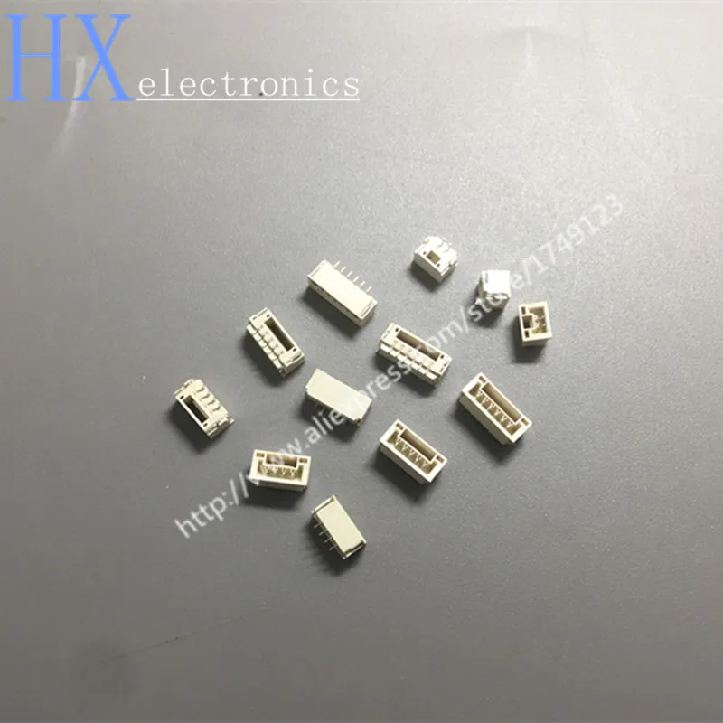 1.25mm Locked GH Connector 2P3P4P5P6P8P SMT SMT Desktop Receptacle JST A1257_