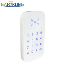 Earykong 433MHz Wireless keyboard Touch pad only for PG103 / W2B wifi gsm alarm system Support RFID Card