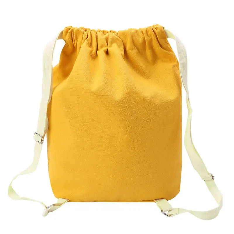 Fashion Canvas Drawstring Backpack Bag Cinch Sack Portable Casual String Sackpack Rucksacks Fashion Canvas Drawstring Backpack Bag Cinch Sack Portable Casual String Sackpack Rucksacks