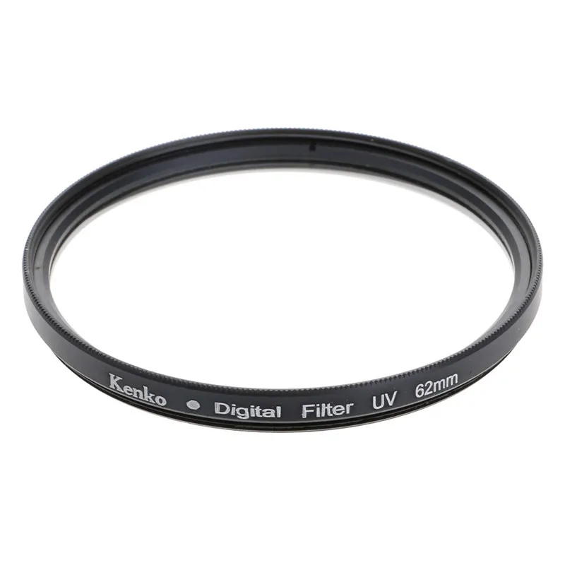62MM Professional Optical UV Filter Camera Lenses Protector Black Frame
