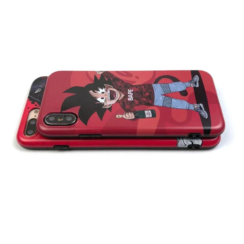 Матовый мультяшный чехол для телефона для iPhone XS чехол для MAX XR Dragon Ball Master Roshi Goku мягкий чехол для iPhone XS XR 7 8 6S Plus