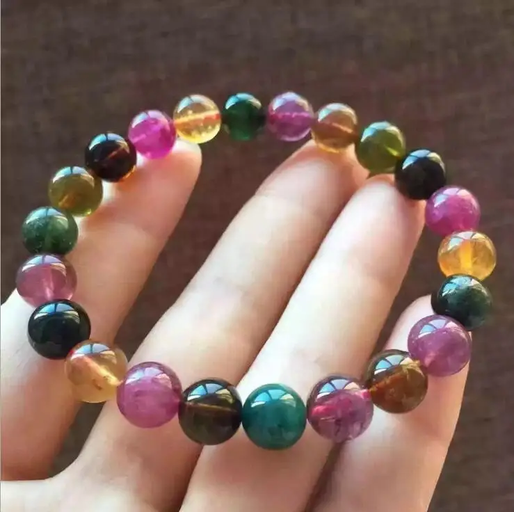 Natural bead loose bracelet tourmaline round bracelet bangles Sweater love with certificate cuff bracelet fine jewelry Natural bead loose bracelet tourmaline round bracelet bangles Sweater love with certificate cuff bracelet fine jewelry