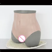 Crossdresser Silicone Fake Vagina Pants Drag Queen Artificial Latex Underwear Transgender False Pussy for Shemale