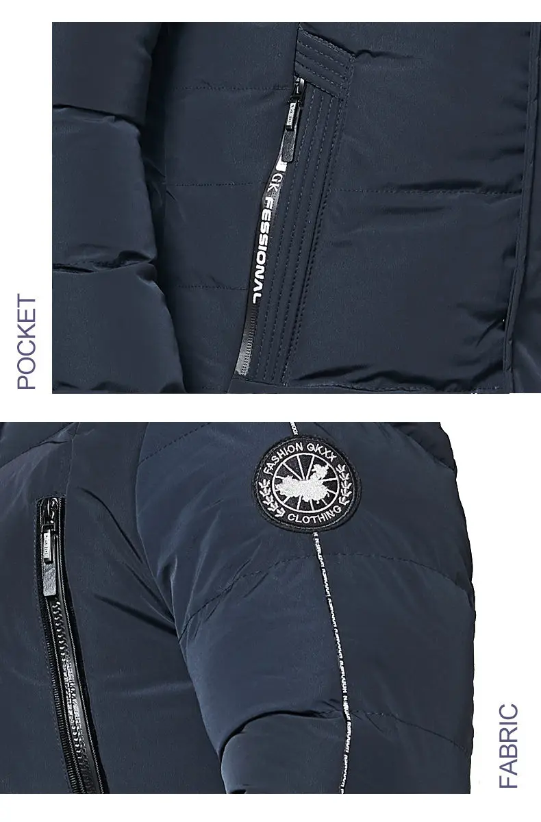 MuLS 5XL Parka Men 2019 Winter Warm Thick Cotton Jacket Parkas Men Fleece Hooded Coats Fashion Business Casual Jackets Outerwear 10
