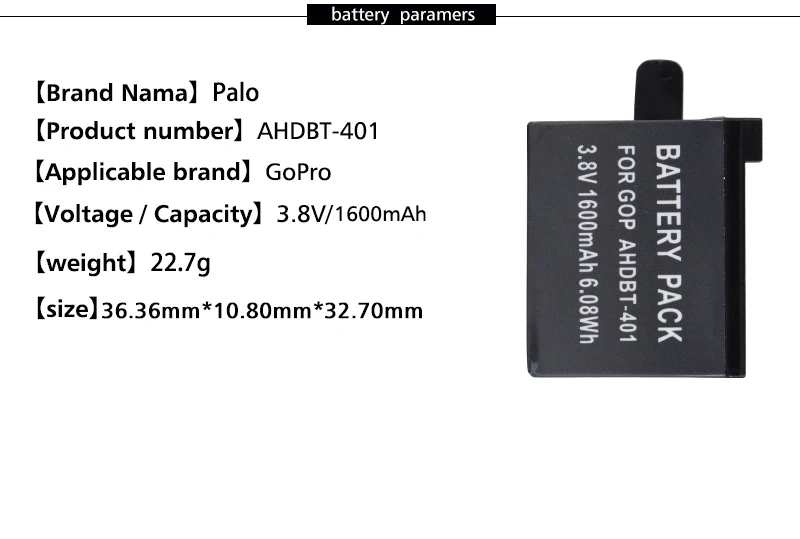 Пало 4x AHDBT-401 1600 мАч Батарея+ светодио дный двойной Зарядное устройство для Gopro Hero 4 батареи GoPro Hero4 AHDBT 401 действие камера аксессуары