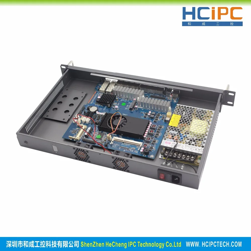 Hcipc B204-1 HCL-SC1037-8LB, Barebone, C1037U 82583 В 8LAN 1U брандмауэр Barebone, 1U 8LAN маршрутизатор, 8LAN материнской платы, 1U север