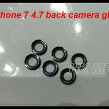 Оригинальная камера заднего вида объектив для iphone 7 Объектив задней камеры для iphone 7 4,7 прозрачная стеклянная линза Замена крышки