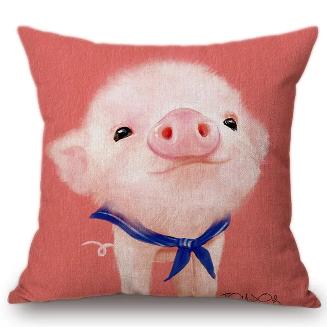 18-Cute-Pink-Piggy-Kid-Room-Decorative-Pillows-Adorable-Oil-Painting-Animals-Bunny-Alpaca-Bear-Penguin.jpg_640x640