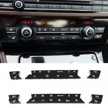 Автомобильный Стайлинг консоль кондиционер Замена кнопки украшения для BMW F10 F18 F06 F07 E70 E71 F25 F26 аксессуары для интерьера