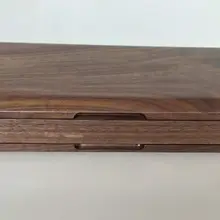 Отличный деревянный черный орех трости для гобоя чехол удерживает 40 шт трости сильный