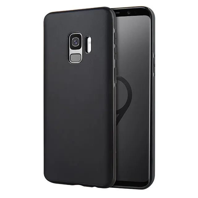 Магнитный чехол для samsung Galaxy S9 Plus, мягкий силиконовый Магнитный чехол для samsung S10 Plus S9 S9Plus S 9 10, чехол для автомобиля - Цвет: Black