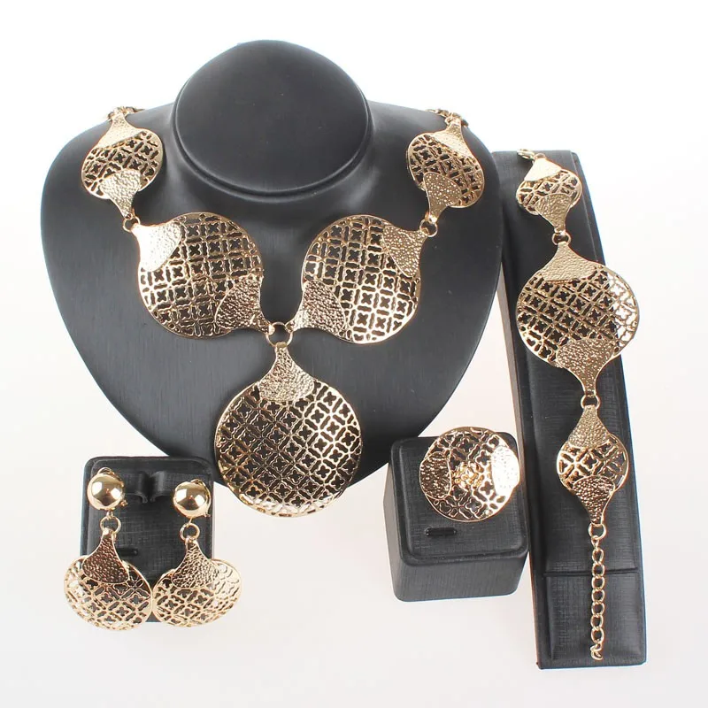 Nigerian Wedding Woman Accessories Jewelry Set Fashion African Beads