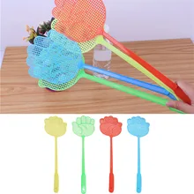 10PCS/Set Plastic Pest Control Mosquito Bug Hand Pattern Fly Swatter Flyswatter Killer Tools Pest Reject Insect Killer Swatters