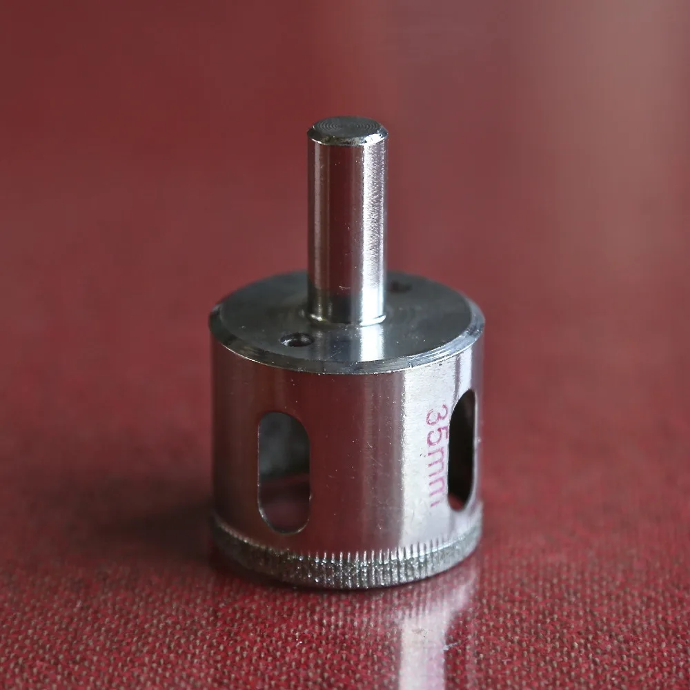 Free shipping 1PC Home decoration quality 35*55*8mm glass hole saw tile