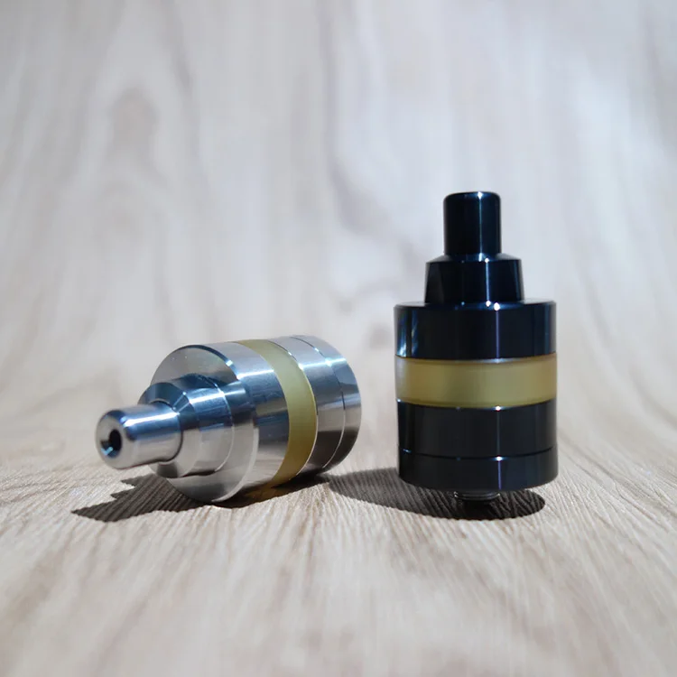 

1PC Timovape Style Kayfun Lite 24mm MTL RTA Tank SS316 Black Silver DIY Rebuildable Atomizer Vape Tank Electronic Cigarette