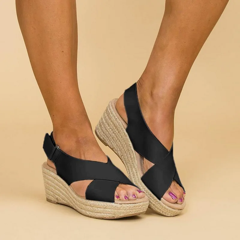 

Women High Heels Sandals Summer Slipper Platform Shoes Peep-Toe Shoes Fish Mouth Thick-Bottom Casual Beach Sandals