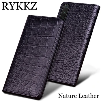 

RYKKZ Genuine Leather Case For Xiaomi Mi CC9 Ultra Thin Flip Cover Leather Cases For Xiaomi Mi CC 9E Case For Xiaomi 9 9SE