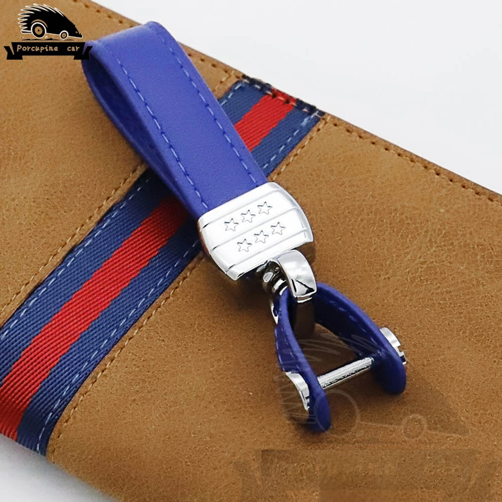 

Genuine Leather Key Wallet Women Keychain Covers Key Holder for Automobile Keys Housekeeper Keys Organizer for Mercedes BMW Audi