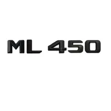 Матовый черный "ML 450" багажник автомобиля сзади слова из букв номер эмблемы наклейки на Стикеры для Mercedes Benz ML Class ML450 AMG