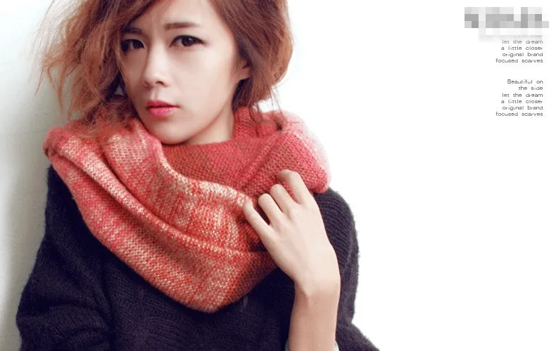 Осень-зима Для женщин шарф красочные акриловые шарфы LIC для женщин Echarpes Элитный бренд такса теплый снуд для Для женщин шарф