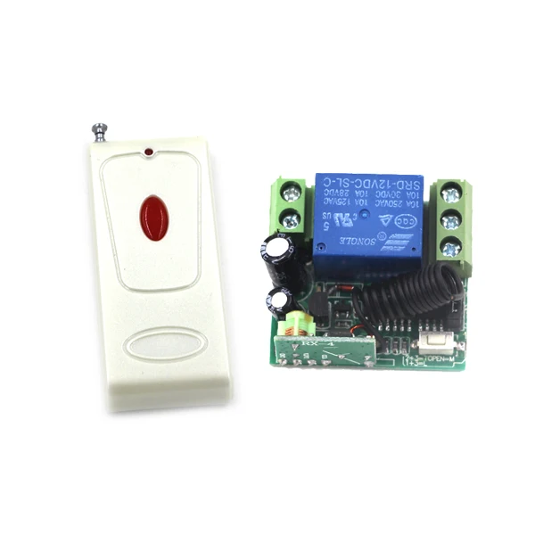 

New wireless remote control light lamp, 12V 1 Way Wireless RF Remote Control ON/OFF Switch + 1000M Remote Controllers 4395