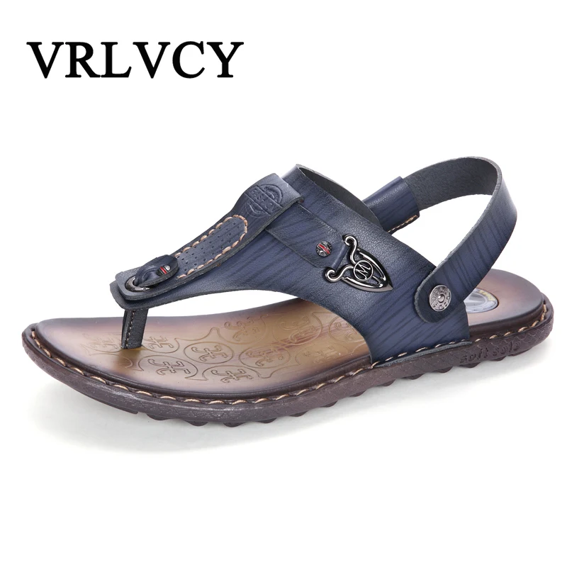 

Summer soft men's sandals breathable light beach casual quality sandals fashion men's shoes