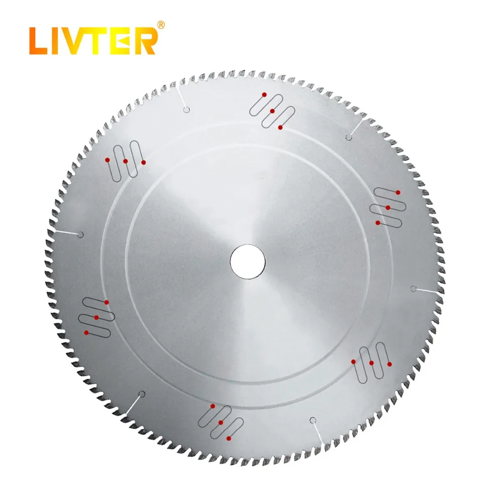 LIVTER Мануфактура цена 30 ''/400 мм PCD дисковые Пилы Колеса из сплава стали диски для резки алюминиевых пластин электроинструмент
