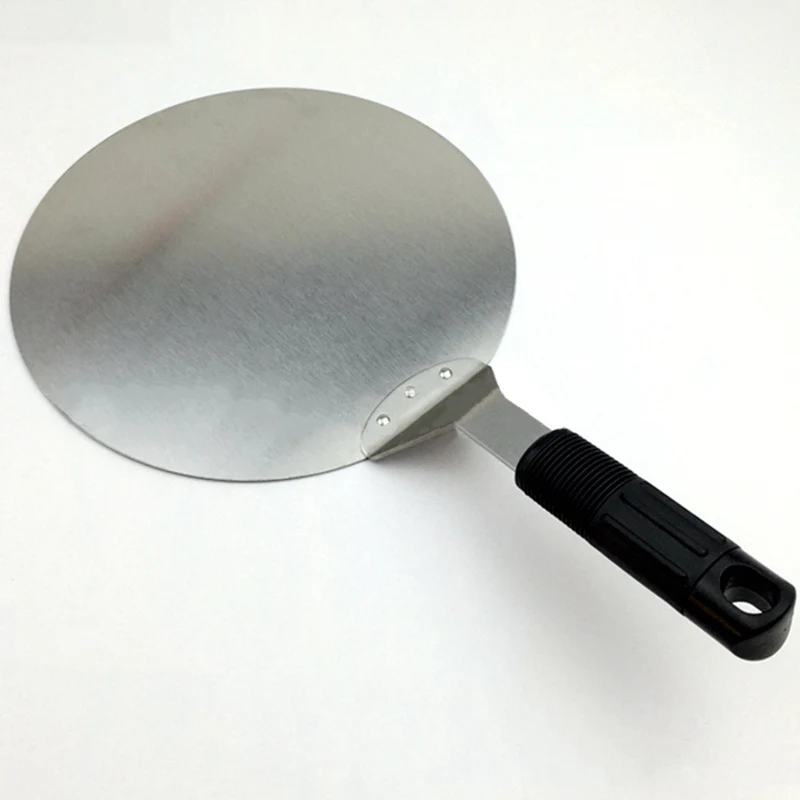 Stainless Steel Pizza Shovel Peel Pizza Tray Cake Holder Home Kitchen