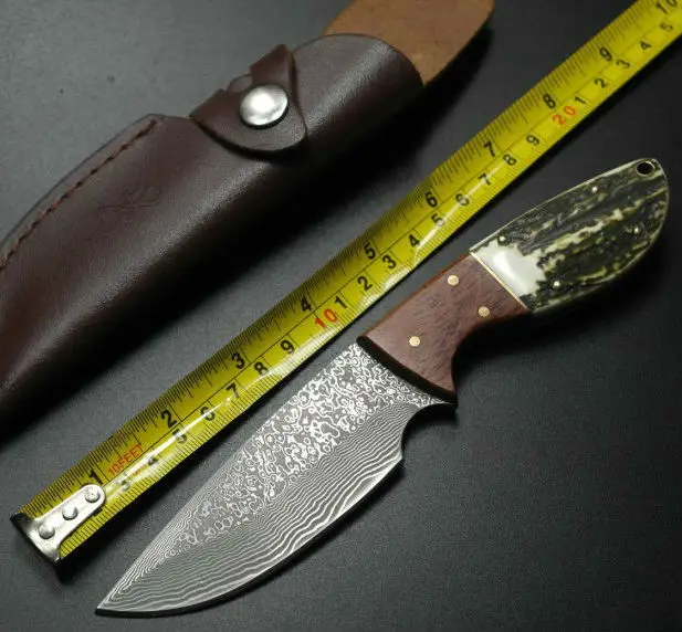 

HOT Browning Hunting Knife Fixed Damascus Steel Blade Knife As Collection Survival Tactical Knifes Camping Knives Outdoor Tools
