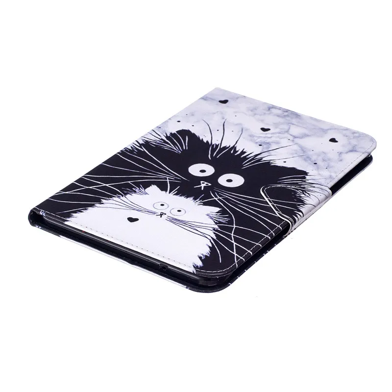 Wekays для samsung Tab E 9,6 T560 Кот кожаный чехол Funda для Coque samsung Galaxy Tab E 9," T560 T561 чехол для планшета