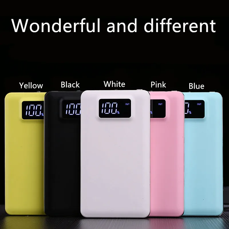 Soodoo для xiaomi 10000mAh lcd Quick Charge 3,0 2 USB power Bank для iPhone XM 8 7 6 huawei зарядное устройство Powerbank QC3.0