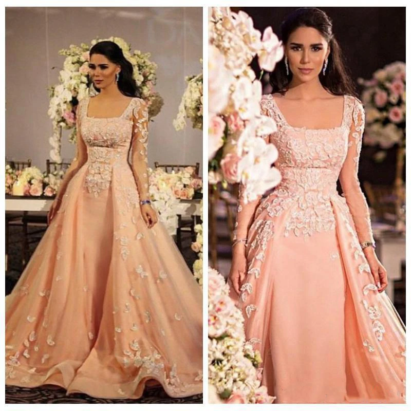 arabic-indian-long-sleeves-prom-dresses-for