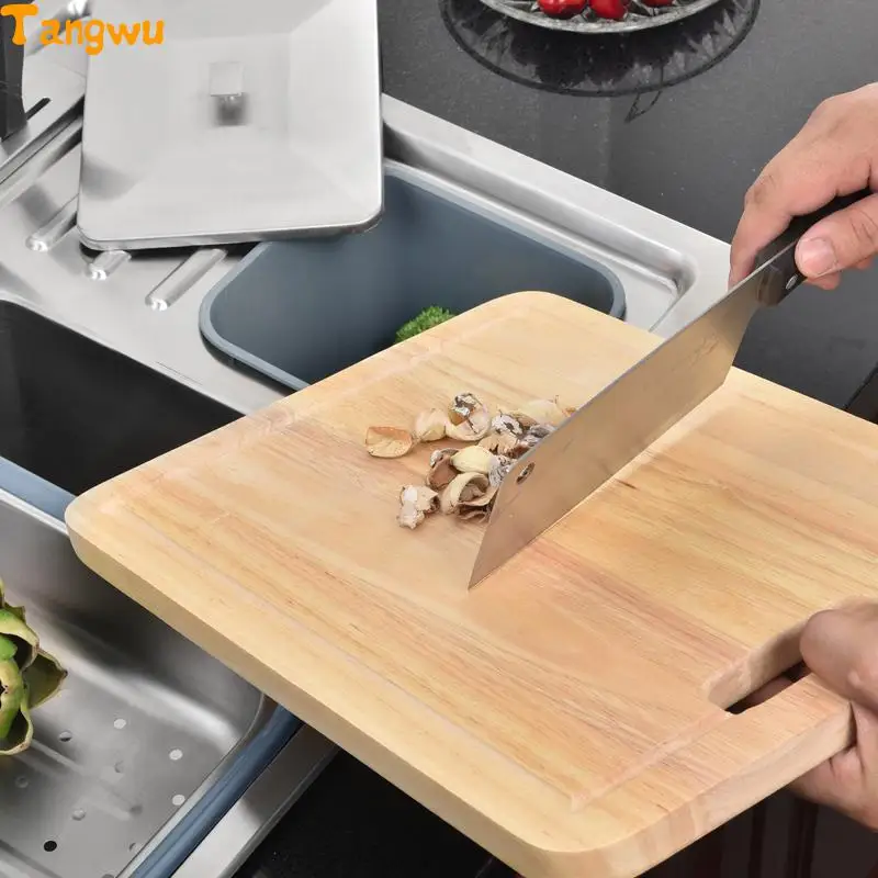 Многофункциональные кухонные мойки Tangwu 304 из нержавеющей стали с проволочным