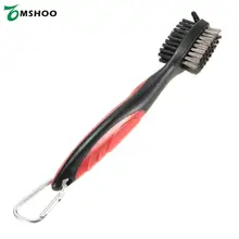 Эргономичная щетка для клюшки для гольфа, паз для чистки клюшек для гольфа, набор инструментов с зажимом, универсальное оборудование для тренировки гольфа