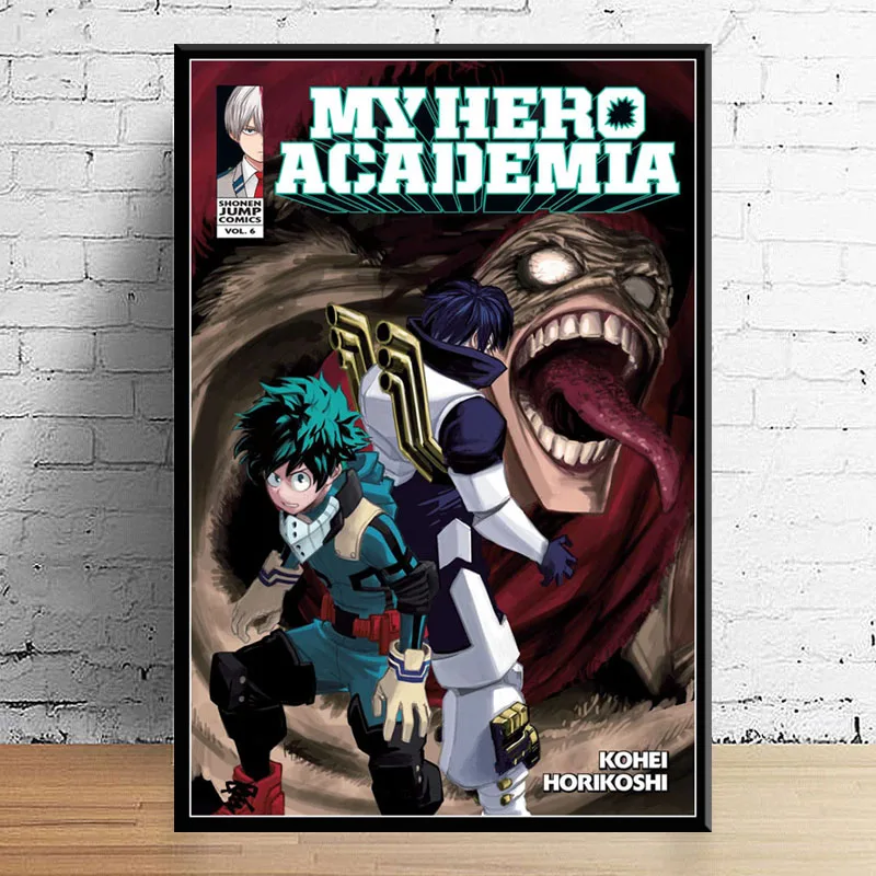 P152 Boku No Hero Academy горячее японское аниме искусство живопись шелк Холст плакат настенный домашний декор