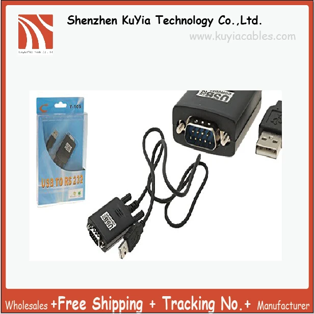 

15pcs/lot!!! Free Shipping+USB 2.0 to RS232 DB9 Serial Adapter/Converter Cable