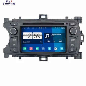 

WANUSUAL 2017 Car-Styling 6.2'' Pure Android 6.0.4 GPS Navigation for Toyota New Yaris Tape Recorder with GPS WIFI BT 3G 800*480