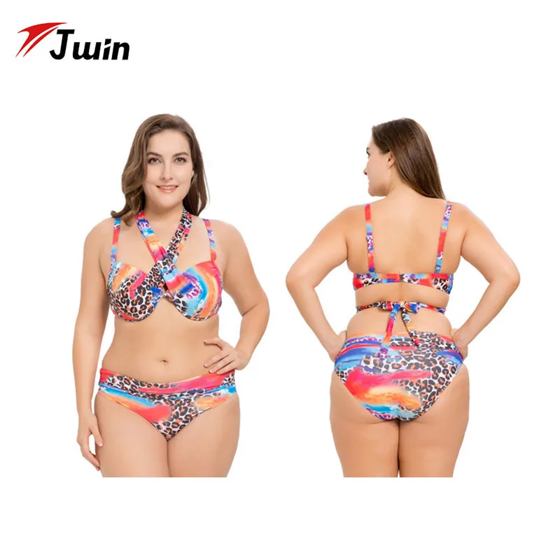 rainbow plus size swimsuits