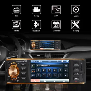 

Autoradio 1 Din Car Radio Auto Audio 4.1 Inch one din Car Stereo Mp5 Player Fm Bluetooth Usb Rear View Camera Coche not touch