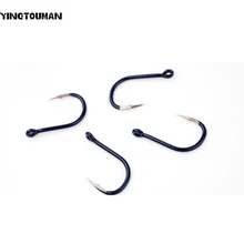 YINGTOUMAN 2 кор./лот 1#-7# Крючок для рыбы ручной шлифовки тысяч крючков с кольцом колючая крючок из высокоуглеродистой стали рыболовные снасти