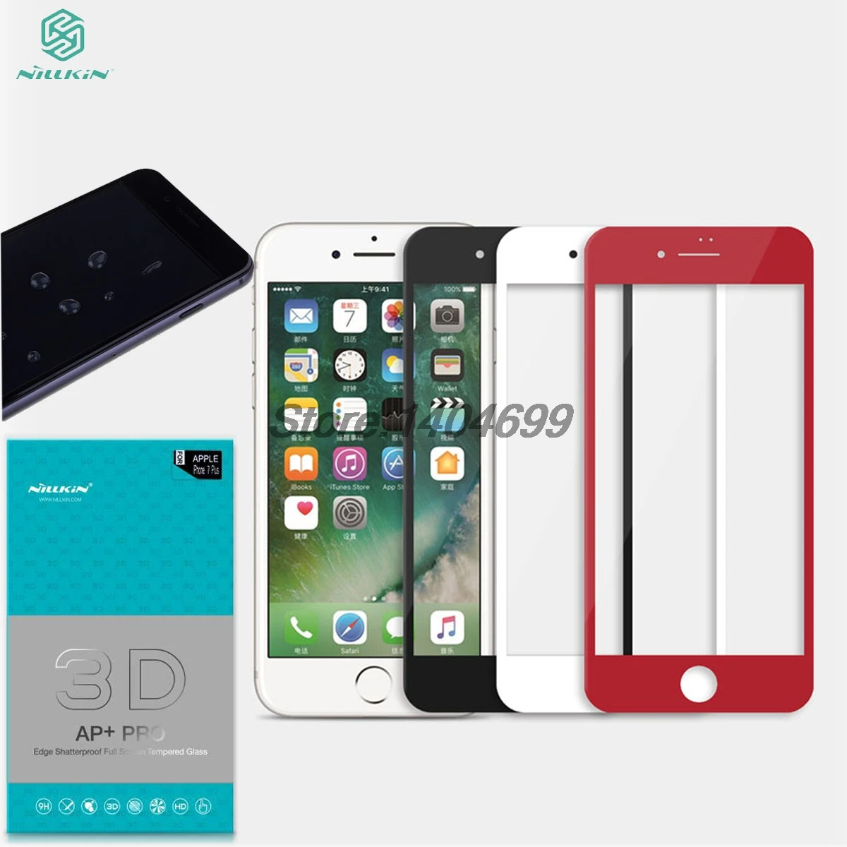 imágenes para La sfor apple iphone 7 plus nillkin de cristal templado 5.5 pulgadas 3d ap + pro completo cover protector de pantalla para iphone 7 4.7 pulgadas 6 6 s imágenes para La sfor apple iphone 7 plus nillkin de cristal templado 5.5 pulgadas 3d ap + pro completo cover protector de pantalla para iphone 7 4.7 pulgadas 6 6 s