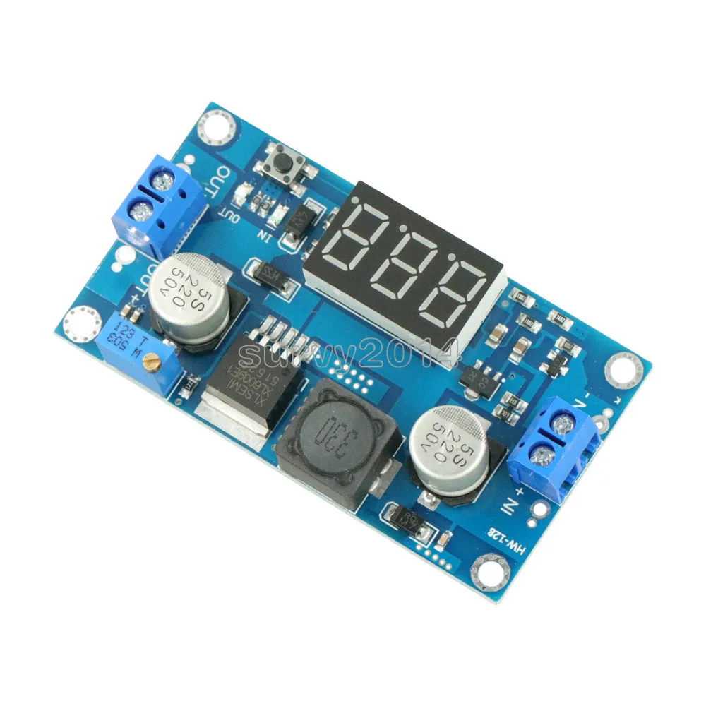 DC-DC XL6009 цифровой Повышающий Модуль питания регулируемый 4 5-32 В до 5-52 в повышающий