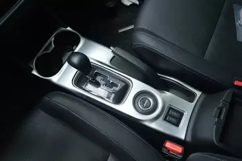 

ABS Chrome Gear Shift Panel Water Cup Cover Trim Console Decoration Strip 3D Sticker For Mitsubishi Outlander 2016 Car Styling