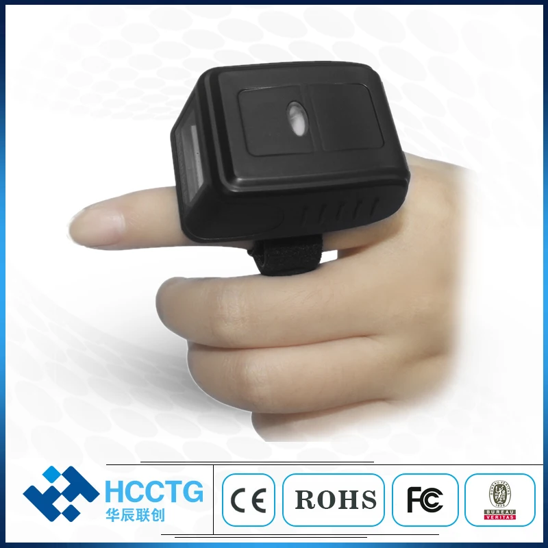 Anel de Dedo Leitor de Código de Barras Bluetooth sem Fio Scanner de Código de Barras para o Inventário Mini Cmos Interface 2.4g Terminal Pos qr 1d 2d S03 8 High Quality Computador e Escritório