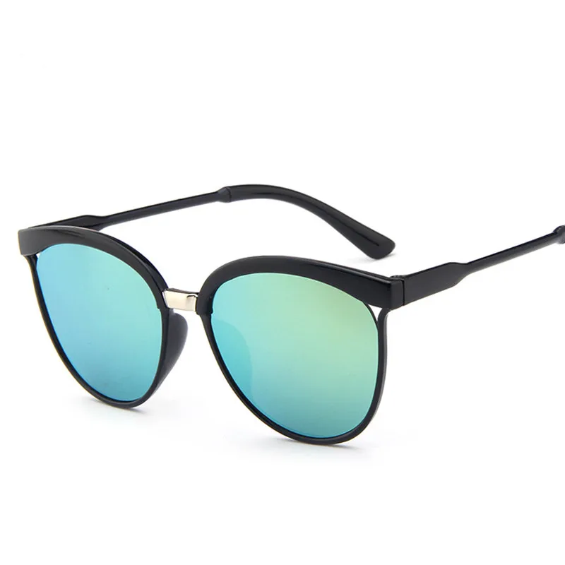 DCM новые кошачий глаз солнцезащитные очки для женщин модные брендовые дизайнерские зеркальные линзы Cateye Солнцезащитные очки для женщин UV400