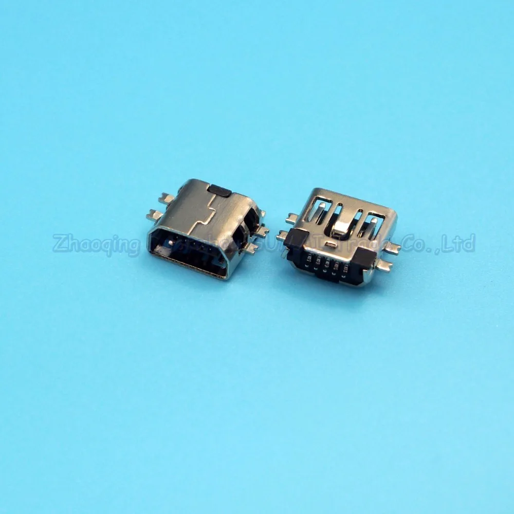 100 шт Мини 5 P USB порт погружная пластина AB Тип короткий корпус 5 P SMT USB порт передачи данных